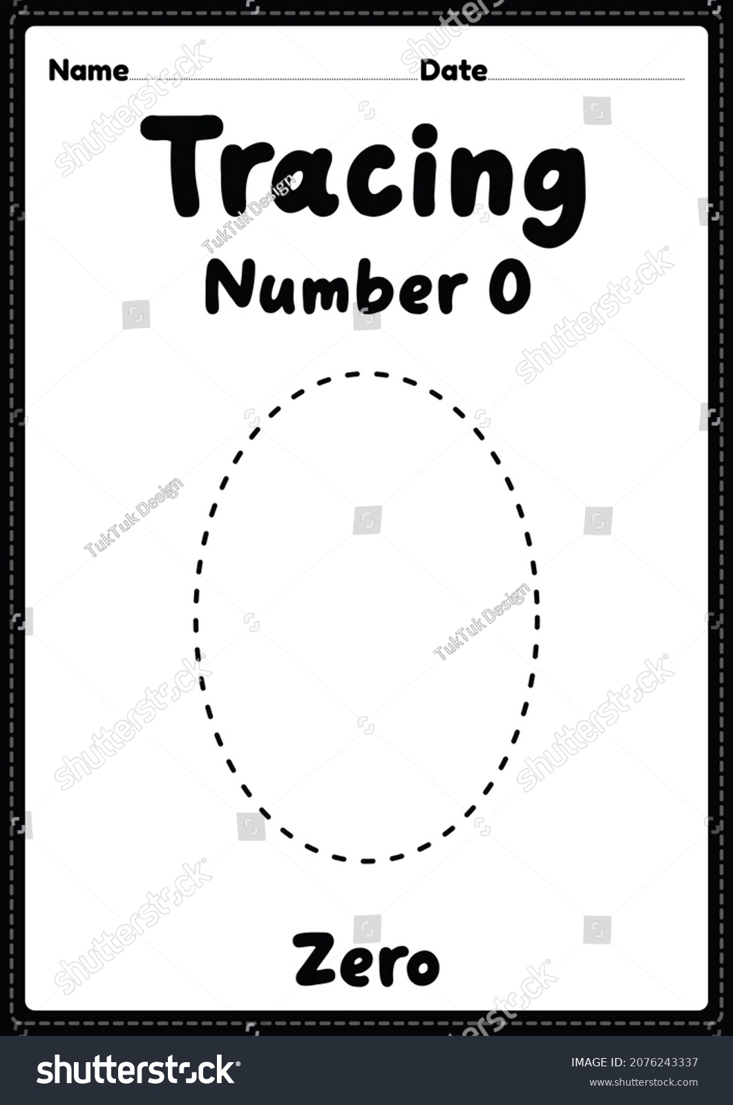 Tracing Number 0 Worksheet Kindergarten Preschool Stock Illustration 2076243337 Shutterstock Tracing Number 0 Worksheet Kindergarten Preschool Stock Illustration 2076243337 Shutterstock