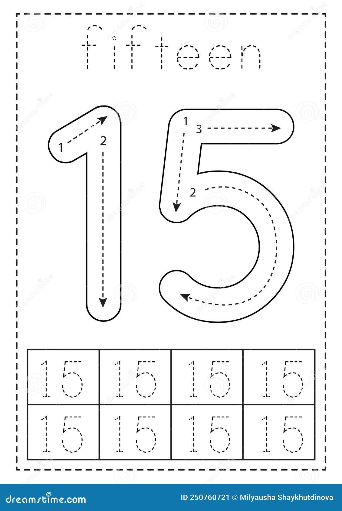 Tracing Number Fifteen Preschool Worksheet Black And White Stock Vector Illustration Of English Worksheet 250760721 Tracing Number Fifteen Preschool Worksheet Black And White Stock Vector Illustration Of English Worksheet 250760721