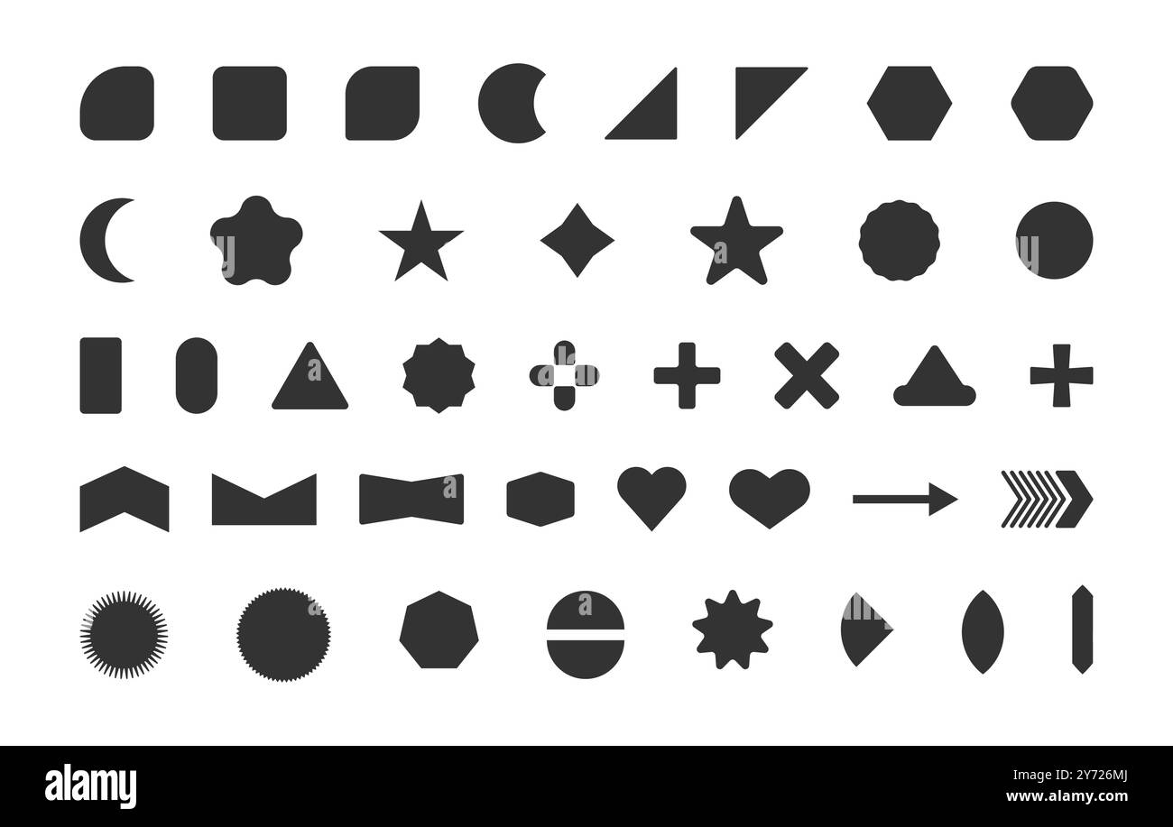 Triangle Clipart Black And White Stock Photos Images Alamy
