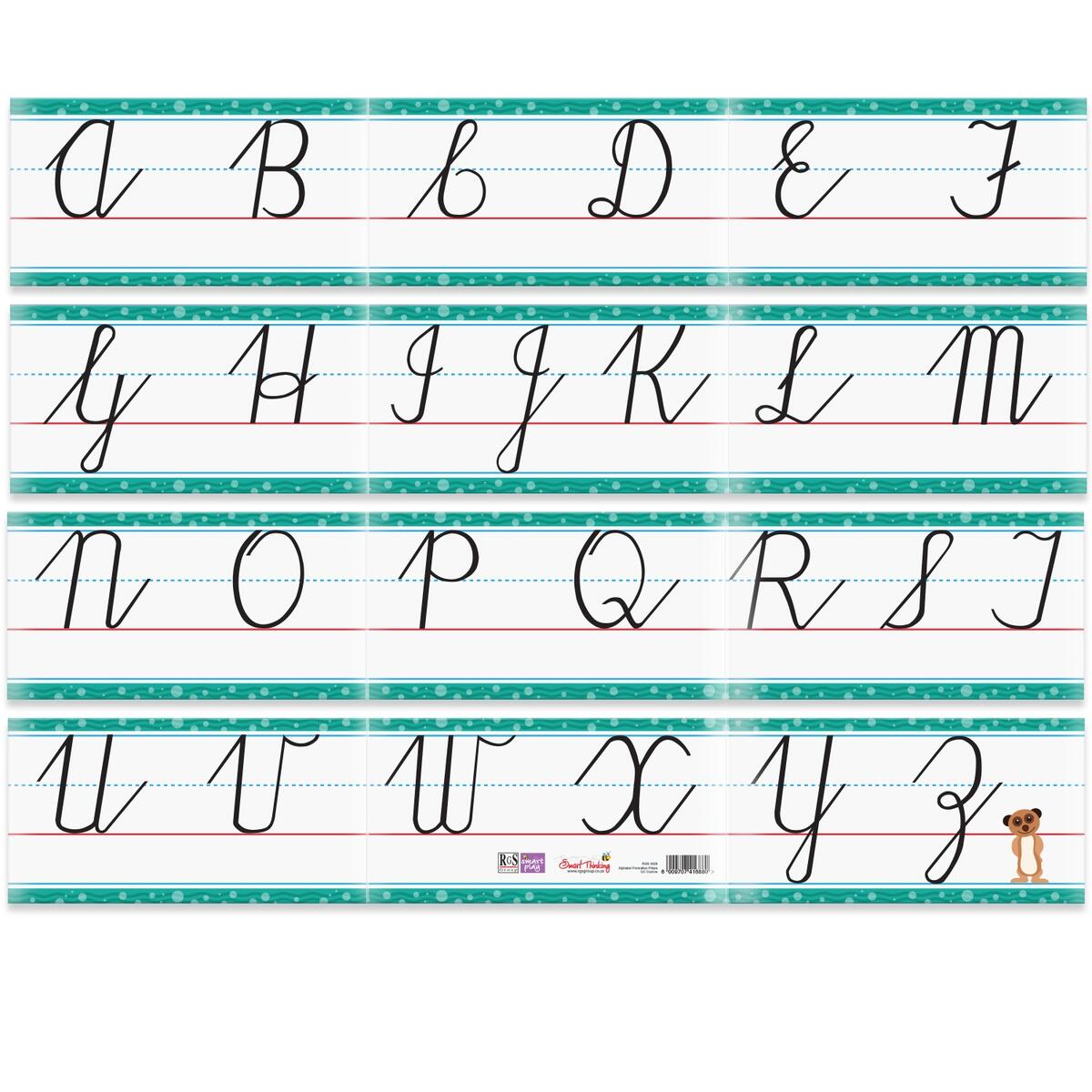 Wall Frieze Letter Formation Uppercase Cursive RGS Group Read Write Inc St Herbert S RC Primary School