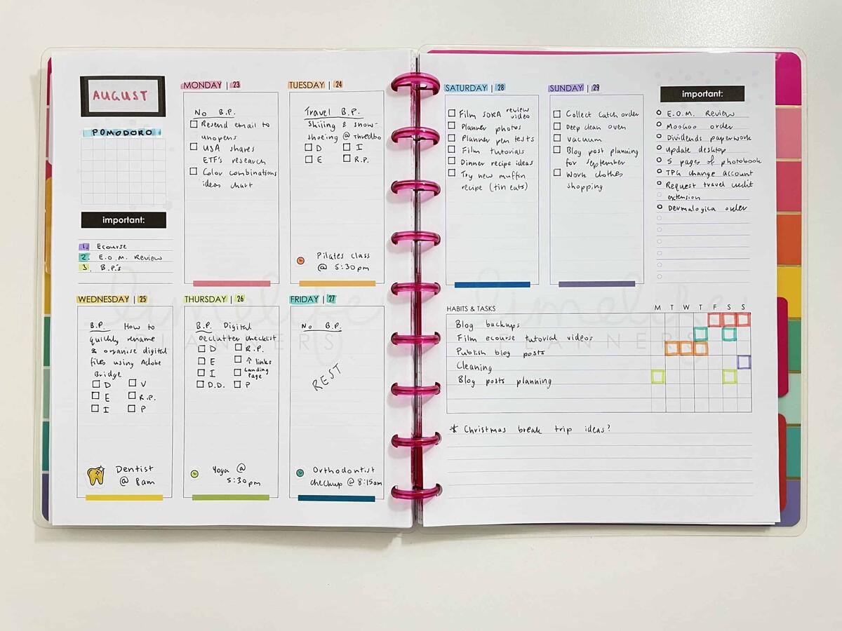Weekly Spread Using Limelife Planners Layout D Free Printable All About Planners Weekly Spread Using Limelife Planners Layout D Free Printable All About Planners