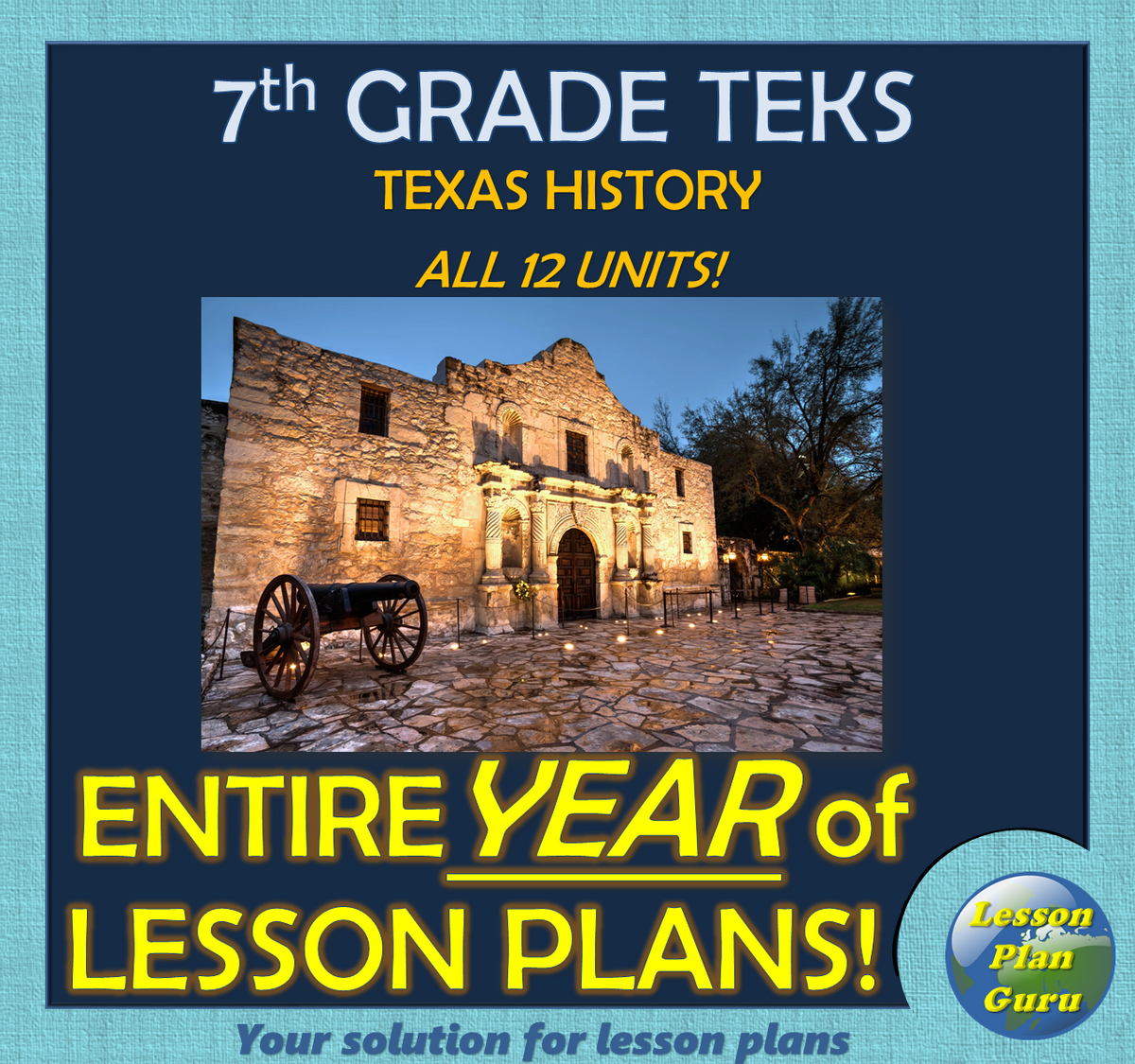 Year Long Curriculum Bundle For TEKS 7th Grade Social Studies